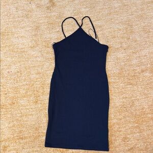 NWT H&M casual black mini dress